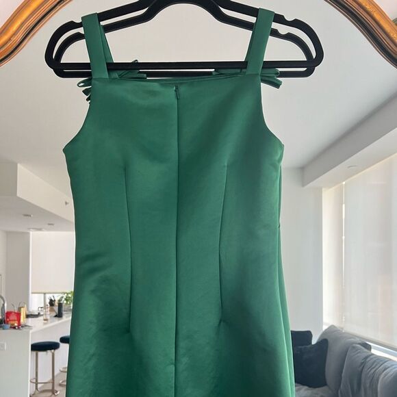 NWT LK Bennett Emerald Green mini dress - Picture 6 of 8